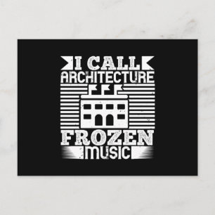 Architect - I Call Architecture Frozen Music Postcard