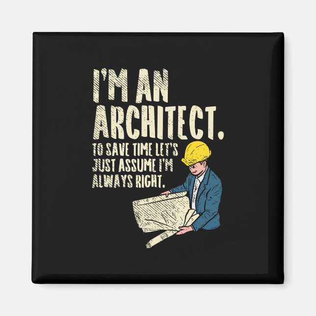 Architect - I'm An Architect Magnet (Front)