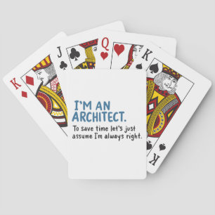 Architect - I'm An Architect Playing Cards
