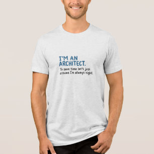 Architect - I'm An Architect Tri-Blend Shirt