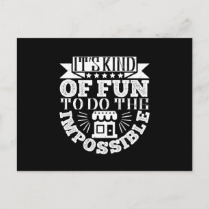 Architect -It's A Kind Of Fun To Do The Impossible Postcard