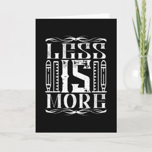 Architect - Less Is A More Card