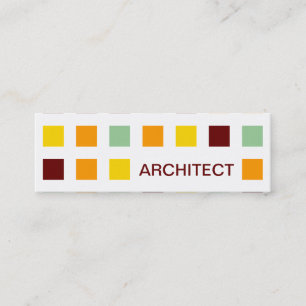 ARCHITECT (mod squares) Mini Business Card