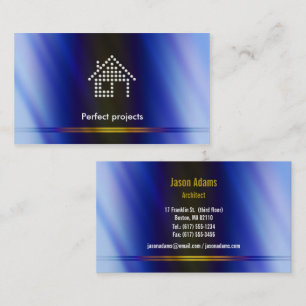 Architect Modern Professional Home Business Card
