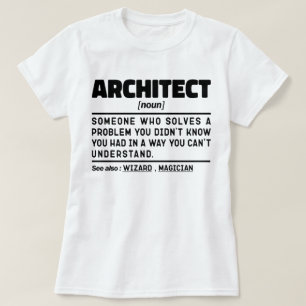 Architect Noun Definition Construction Cool Mother T-Shirt