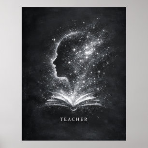 Architect of Future Minds Teacher Art Poster