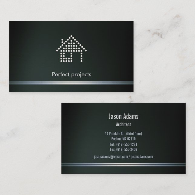 Architect | Perfect Projects Business Card (Front/Back)