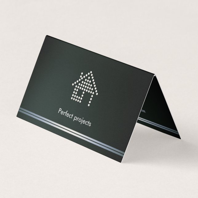 Architect | Perfect Projects | Professional Business Card (Front)