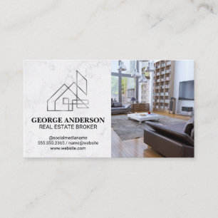 Architect Real Estate Logo Business Card