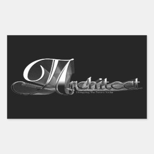Architect Rectangular Sticker