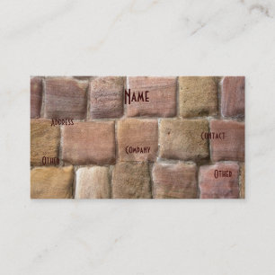 Architect Sandstone Blue I Business Card