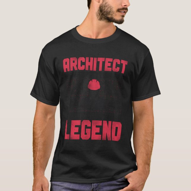 Architect Student Architecture Retired Architect I T-Shirt (Front)
