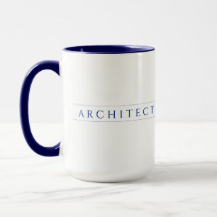 ARCHITECT Tall Navy Combo Mug
