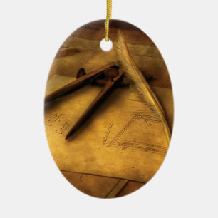 Architect - The Drafter Ceramic Ornament