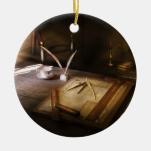 Architect - The drafting table Ceramic Tree Decoration