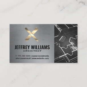 Architect Tools   Blueprints Business Card