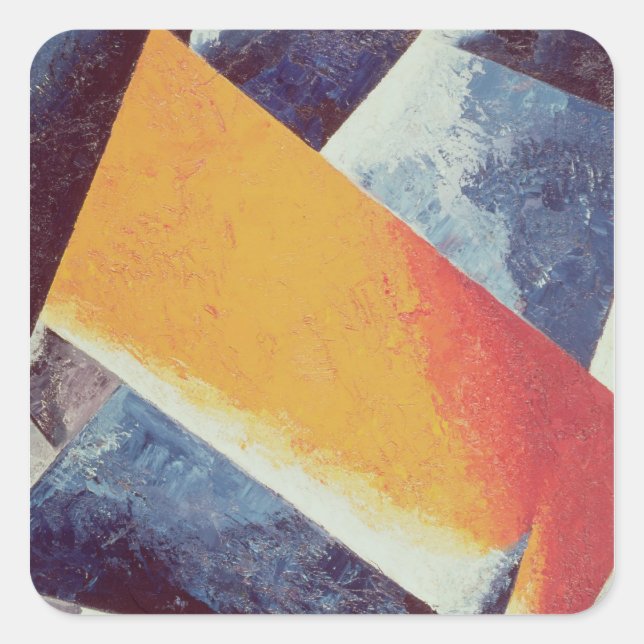 Architectonic Composition Square Sticker (Front)