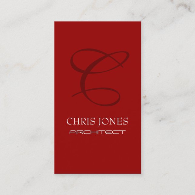 Architects Business Card (Front)