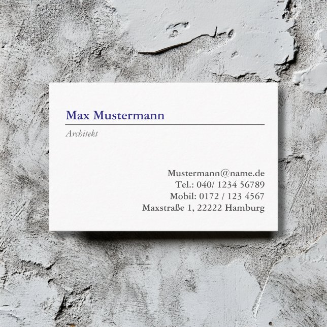 architect's business card (Creator Uploaded)