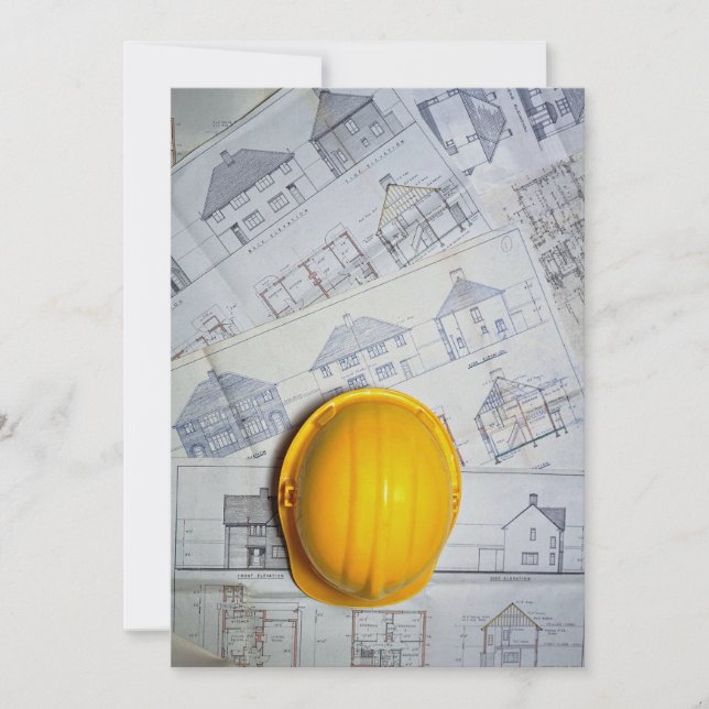 Architect's cap and plans (Front)