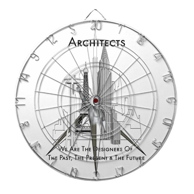 Architects Dartboard (Front)