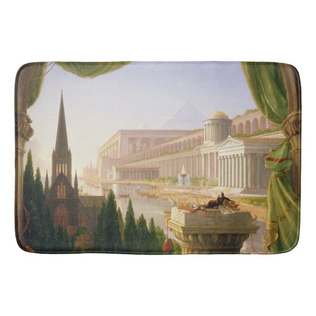 Architect's Dream (by Thomas Cole) Bath Mat (Front)
