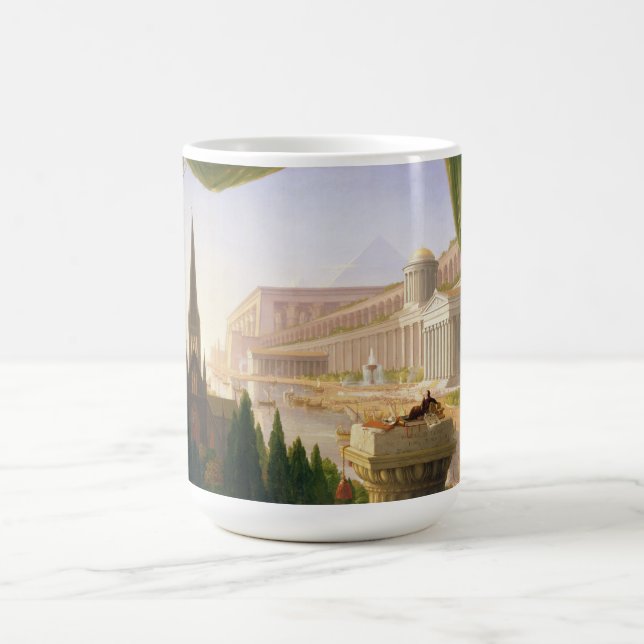 Architect's Dream (by Thomas Cole) Coffee Mug (Center)