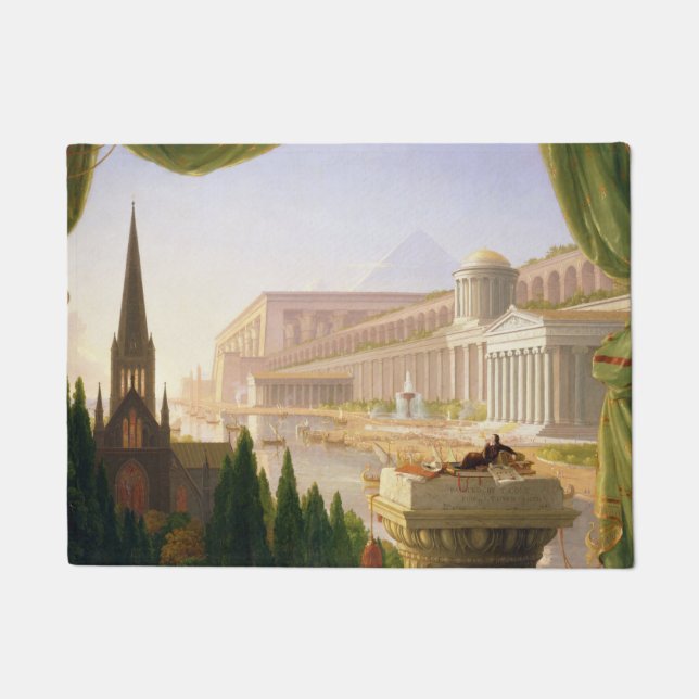 Architect's Dream (by Thomas Cole) Doormat (Front)