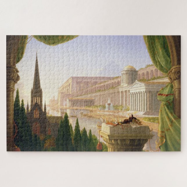 Architect's Dream (by Thomas Cole) Jigsaw Puzzle (Horizontal)