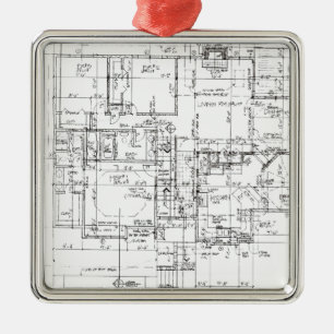 Architects Everything! Metal Ornament