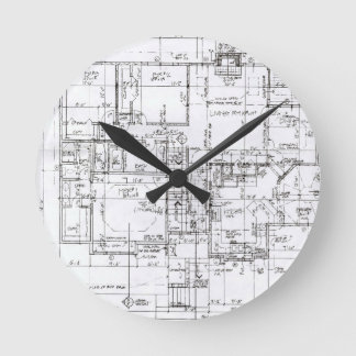 Architects Everything! Round Clock