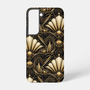 Architectural Art Deco Black Gold Luxe - Samsung Galaxy Case