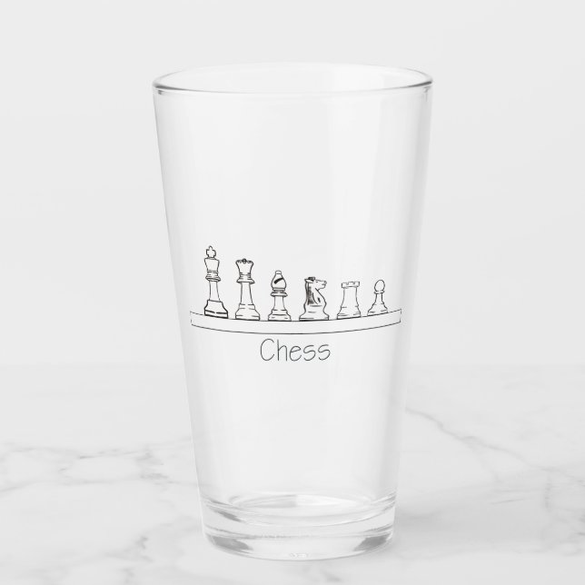 Architectural Chess Pieces!  Glass (Front)