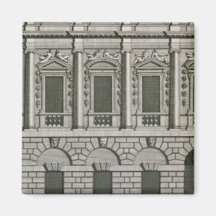 Architectural design demonstrating Palladian propo Magnet