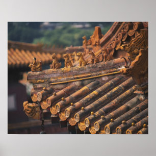 Architectural details in the Forbidden City, Poster