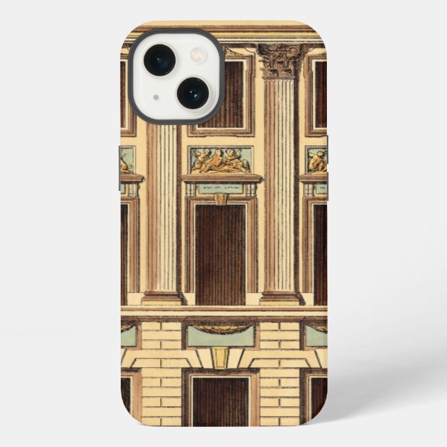 Architectural Facade by Jean Deneufforge iPhone Case (Back)