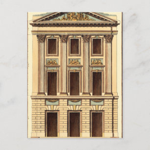Architectural Facade by Jean Deneufforge Postcard