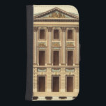 Architectural Facade by Jean Deneufforge Samsung S4 Wallet Case<br><div class="desc">An architectural façade drawn by Jean Deneufforge. The word façade comes from the Italian word facciata,  meaning "face." Put a new face on one of your walls with this piece!</div>