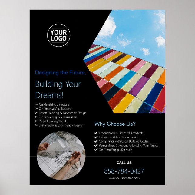 Architectural Firm Custom  Poster (Front)