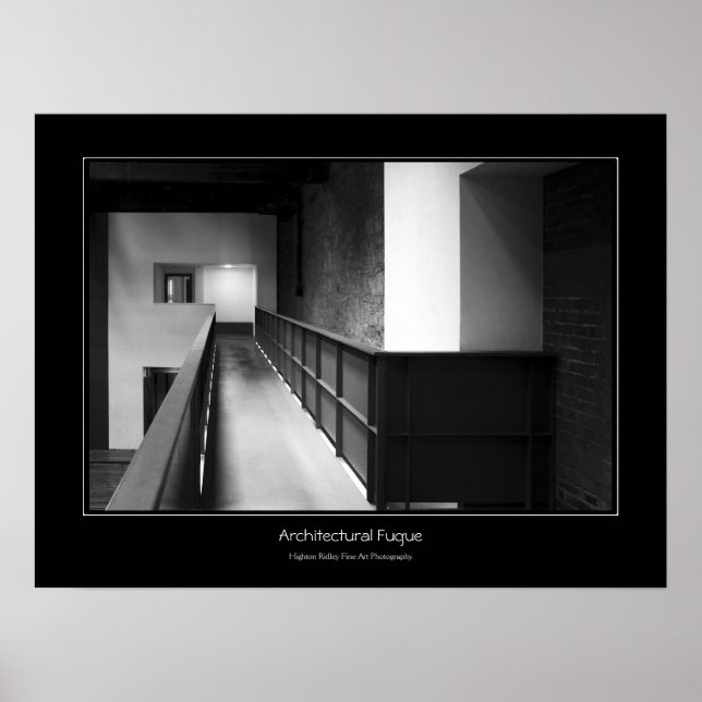 Architectural Fugue Fine Art Poster (Front)