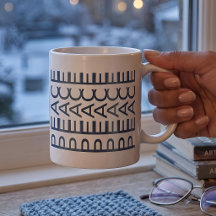Architectural Line Art | Cobalt Xmas Peace