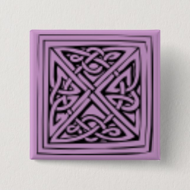 Architectural Motif 15 Cm Square Badge (Front)