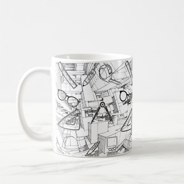 architectural mug (Left)