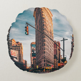 ARCHITECTURAL PHOTOGRAPHY OF BROWN BUILDING ROUND CUSHION