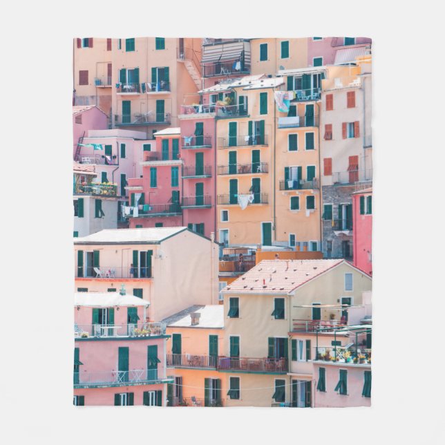 ARCHITECTURAL PHOTOGRAPHY OF CONCRETE HOUSES FLEECE BLANKET (Front)