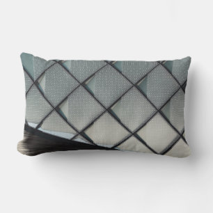 Architectural photography of concrete wall lumbar cushion