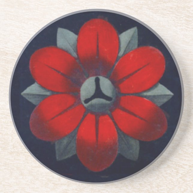Architectural Rosette No. 3 Coaster (Front)