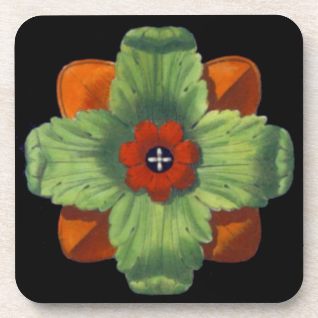 Architectural Rosette No. 4 - Coaster (Front)