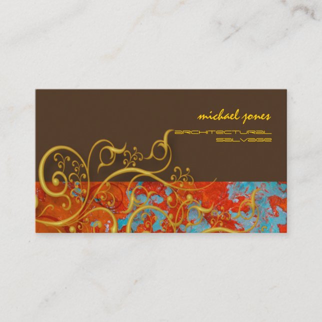 Architectural Salvage business cards (Front)