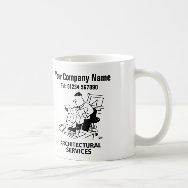 Architectural Services Cartoon Mug (Right)